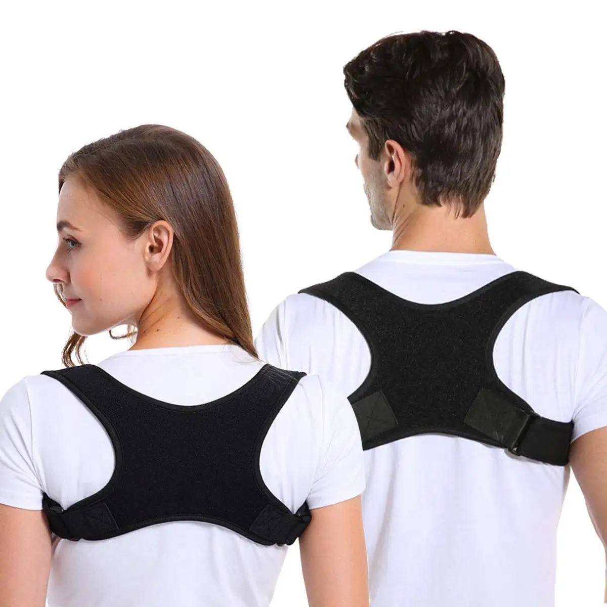 Поддержка верхней части спины, неопреновый бандаж на плечо для коррекции осанки