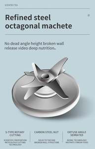 Hachoir multifonctionnel beauté super doux support eau <span class=keywords><strong>aide</strong></span> smoothie, presse-agrumes de cuisine et mélangeur mélangeur/ - Product Image 4