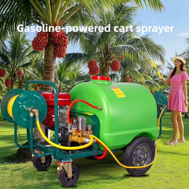 High Productivity 160L Plastic Agricultural Sprayer Tractor Mounted Boom Mist Sprayer Gasoline Engine