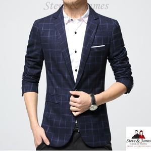 Costume Homme Steve & James 100% Laine Croisé à Col Cranté Imperméable Infroissable Tissu Respirant Sur Mesure MTM - Product Image 3