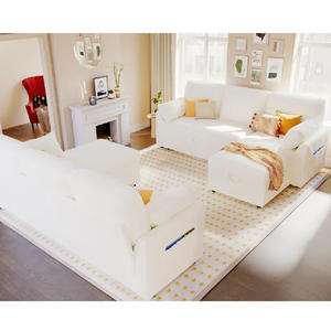 현대 소파 거실 소파 세트 가구 당겨 단면 코너 슬리퍼 소파 베드 접이식 소파 베드 보관 용 - Product Image 5