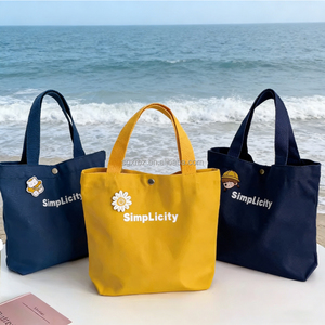 Custom Logo Reusable Promotional Advertising Tote Bags with Customizable Material and Screen Printing for Grocery Shopping
