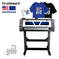 Imprimante DTF entièrement automatique 24 pouces (60 cm) avec double tête d'impression Epson Xp600, pour t-shirts, nouvelle, en acier inoxydable, garantie 3 ans, 1440 dpi, 8 passes