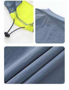 Camiseta Deportiva Personalizada al por Mayor para Hombre, 100% Nailon, Ligera, Transpirable, con Bolsillo con Cremallera, Manga Corta, Ropa Deportiva - Product Image 5