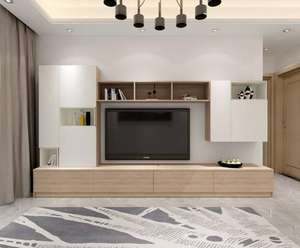 2025 nouveau Design luxe moderne maison divertissement unité murale Meuble Tv Stand meuble Tv pour salon - Product Image 6