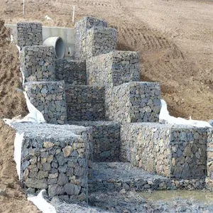 Galfan Welded Gabion Retaining Walls Gabion Box 2x1x0.5m Gabion Basket Stone Cage Garden Fence Price