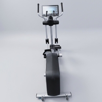 Elliptique commercial avec écran tactile 21,5 pouces, EMS auto-alimenté, 10 langues, pour usage domestique, charge maximale 160 kg