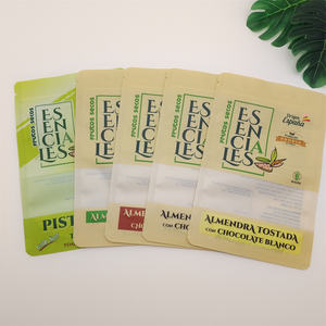 Custom Low Moq 500PCs 1000PCs Cremallera Cerradura Embalaje <span class=keywords><strong>de</strong></span> alimentos Impresión digital personalizada Comida Fruta Ventana Stand Up Bolsa - Product Image 6