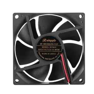 8025 12v 24v 80x80x25mm Industrial Electrical Cooling Fan Wind Power Dc Wind Axial Cooling Fan