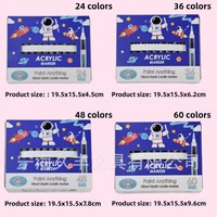 Marqueur liquide acrylique direct, stylo aquarelle opaque, non toxique, sans arôme, pour les élèves du primaire, dessin DIY