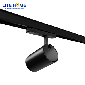 48V hiện đại dẫn chiếu sáng điện áp thấp Hệ thống theo dõi 60mm 350 độ xoay từ kênh Spotlight lịch thi đấu 12W cho Bảo tàng - Product Image 5