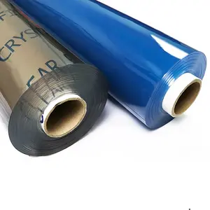 Transparent Crystal Soft Plastic Vinyl Film In Roll Flexible Clear Pvc Sheet With Anti UV For Outdoor Use