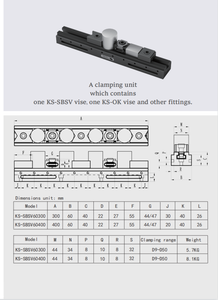 Tornillo de Banco de precisión multiestación Kamishiro, accesorios de sujeción CNC <span class=keywords><strong>OK</strong></span>, tornillo de banco M12 Universal CNC Vice 25KN, tornillo de banco de línea, 3 ejes, 4 ejes, 5 ejes - Product Image 4