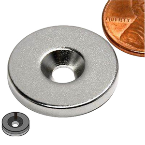 N50 n52 N52 nodymium מגנט הארץ נדיר חזק מגנטי עגול ndfeb חור עם ריתוך חיתוך כיפוף