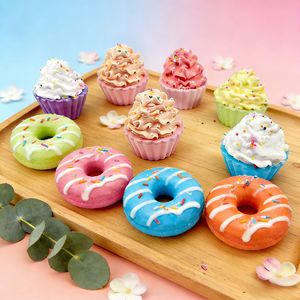 Bola de Sal de Baño Artesanal de 80g, Bomba de Baño Multiburbujas con Diseño Floral, Regalo Relajante de Cumpleaños para Niños - Product Image 2