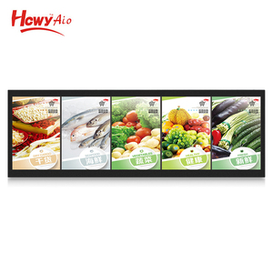 Écran ultramince pour paire d'accessoires de supermarché, affichage publicitaire en LCD extensible, taille 24, 29, 35, 37, 47 pouces - Product Image 4