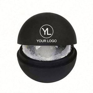 แม่พิมพ์ซิลิโคนทรงกลมแบบไม่ติดกระทะ พิมพ์โลโก้ได้ตามต้องการ ใช้ซ้ำได้ เป็นมิตรกับสิ่งแวดล้อม สำหรับทำน้ำแข็งทรงกลมสำหรับวิสกี้และไอศกรีม - Product Image 2