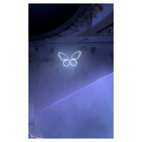 Drones papillons bioniques télécommandés à ailes battantes pour mariages, festivals de musique et décorations LED, à usage répété