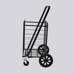 מפעל ישיר מכירות מחוזק עמיד סופרמרקט קניות עגלת מתקפל ג 'מבו כבד החובה מתכת קניות עגלת עגלת - Product Image 3