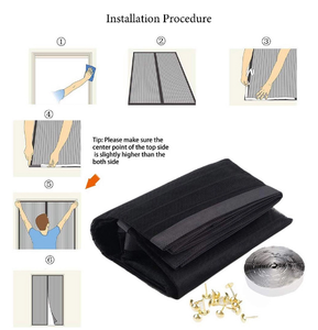 יתוש זבוב מסך דלת מסך דלת רשת מגנטיים - Product Image 3