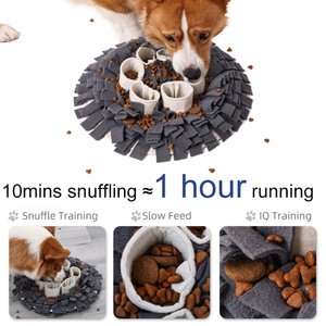Eco-Friendly Soft Fleece Sheep Dog <b>Snuffle</b> <b>Mats</b> with Anti-Slip Bottom Pet Dog <b>Snuffle</b> Feeding <b>Mat</b> Bowl Type - Product Image 3