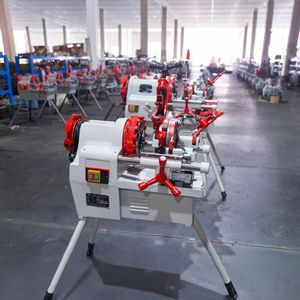 ماكينة تسنين كهربائية معتمدة من CE، لأنابيب الفولاذ المقاوم للصدأ، الأنابيب المجلفنة، الأنابيب الحديدية، 110 فولت 1/2-2-BSPT/NPT - Product Image 2