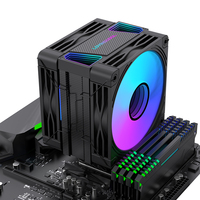 LOVINGCOOL Enfriador de Aire para CPU de Doble Torre de 260W TDP, Radiador PWM ARGB de 120mm, Disipador de Calor, Stock Directo de Fábrica, OEM, Intel LGA1700, AMD AM5, PC