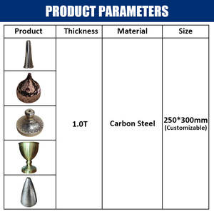 OEMカスタムYaXinブランドモデルYX-19トロフィー装飾品工芸品カスタマイズ可能な回転式炭素鋼板金製造0.1m - Product Image 4
