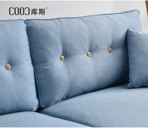 Nordic Modern <span class=keywords><strong>COOC</strong></span> ชุดโซฟาผ้าสำหรับห้องนั่งเล่นเฟอร์นิเจอร์บ้านชุดโซฟา3ที่นั่ง - Product Image 6