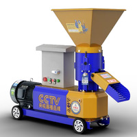 Nouvelle machine à fabriquer des granulés d'aliments pour volailles 220V, machine de production d'aliments pour animaux et poulets