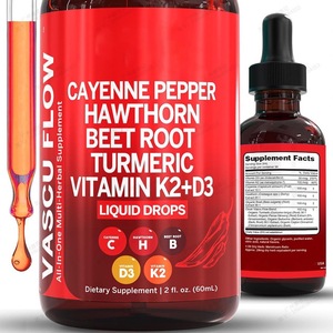 PULIANDA cairan Oral tetes 60ml 177 merica tetesan Hawthorn buah Vitamin D3 K2 organik bit untuk dewasa menyediakan energi - Product Image 6