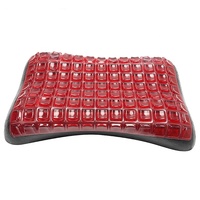 Großhandel Kühlendes Hochwertiges Luxus-Gel-Memory-Foam-Kissen Weich Anti-Schnarch Polyester-Stoff Umweltfreundlich Quadratisches Muster Bett