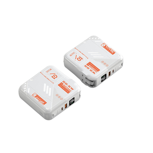 Batterie externe 2-en-1 de 10000 mAh avec prise murale CA intégrée et câbles de charge rapide doubles - Product Image 1