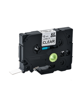 KZe-FX261 compatible <span class=keywords><strong>TZe</strong></span>-FX231 6mm-36mm <span class=keywords><strong>ruban</strong></span> d'étiquette de fil de câble laminé adhésif noir sur blanc pour imprimantes tactiles <span class=keywords><strong>Brother</strong></span> P - Product Image 1