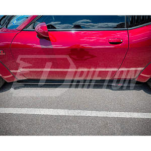 CMST Style Carbon Fiber <b>Side</b> Skirt For Dodge Challenger 2015-2023 - Product Image 4