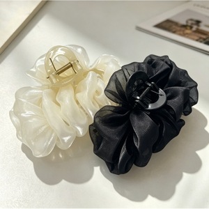2025 New Style Silk Cloud Bubble Hair <b>Clip</b> for Elegant Updos, Shark <b>Clip</b>, Simple and Stylish Hair Accessory for Women - Product Image 2