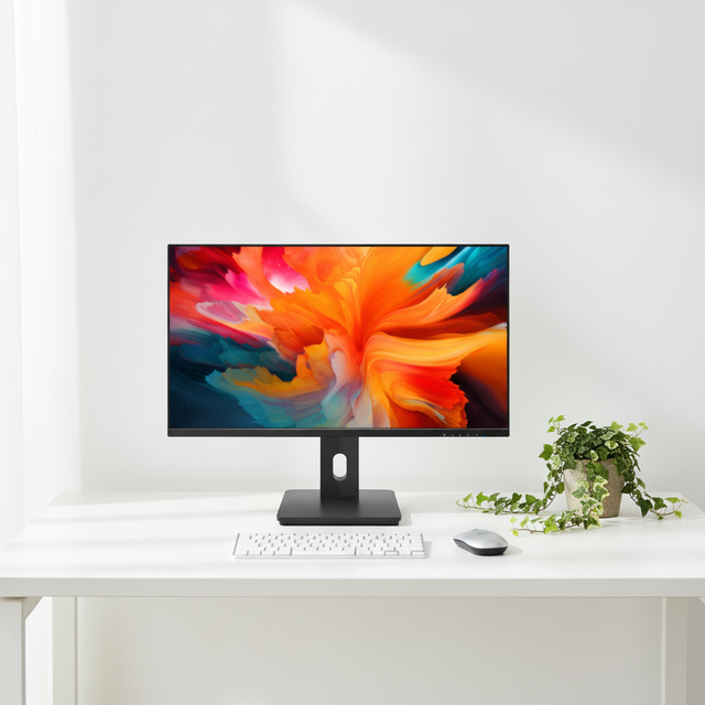 27" Flat 1440P Business Monitor 120Hz IPS 99% SRGB Adjustable Stand DP  USB-C Built-in Speaker VESA Mount for Home Office