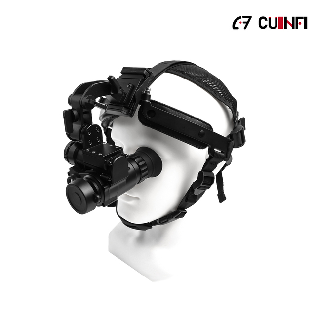 NVG10 Head-Mounted Hunting IR 1-3x Digital Zoom Full HD Night Vision Security Monocular Scope with WIFI Video