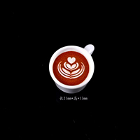 Ensemble de tasses à café en résine miniature pour maison de poupée, simulation de latte, nourriture et boissons miniatures, modèle de scène de salon