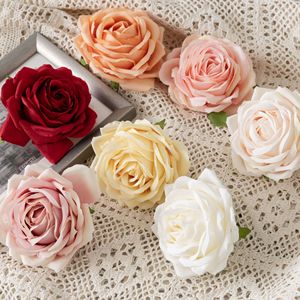 ดอกกุหลาบประดิษฐ์ CallaFloral ทำจากโพลีเอสเตอร์ สำหรับตกแต่งภายในบ้าน งานแต่งงาน ตกแต่งบ้าน สีชมพู แดง เหลือง ส้ม ขาวนม - Product Image 1
