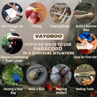 Bracelet en paracorde tressé pour le 4 juillet, bracelet tactique de survie pour hommes