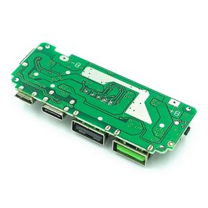 โมดูลชาร์จแบตเตอรี่ลิเธียม 18650 สำหรับพาวเวอร์แบงค์มือถือ พร้อมพอร์ต USB คู่ 5V 2.4A แบบ Micro/Type-C  พร้อมวงจรป้องกัน - Product Image 4