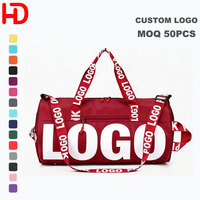 Sac de voyage de luxe personnalisé grande capacité pour femme en polyester avec fermeture éclair et motif imprimé sur mesure 2026
