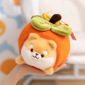 ตุ๊กตาคาปิบาร่าน่ารัก สวมหมวกสตรอว์เบอร์รี่ พวงกุญแจตุ๊กตาหมูน้ำ - Product Image 3
