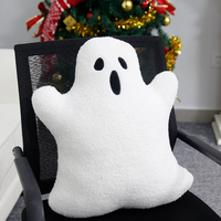 Logo personnalisé 100% polyester salon décoratif fantôme coussin oreiller pour Halloween Festival
