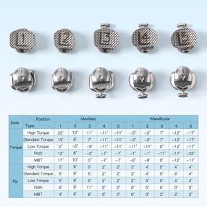 Azdent kim loại tự khóa răng niềng răng nha khoa chân đế chỉnh nha tự <span class=keywords><strong>ligating</strong></span> chân đế - Product Image 5