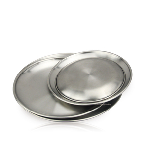 Bandeja de velas doradas de estilo moderno para cubiertos de cena y bandejas de galletas Plato De <span class=keywords><strong>Sitio</strong></span> de Metal pulido para el hogar y fiestas - Product Image 2