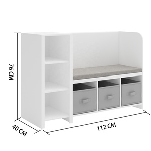 Étagère de <span class=keywords><strong>rangement</strong></span> pour livres et jouets pour enfants, 6 compartiments, <span class=keywords><strong>chambre</strong></span> d'enfant, salle de jeux, bibliothèque en bois, coin lecture pour enfants - Product Image 6