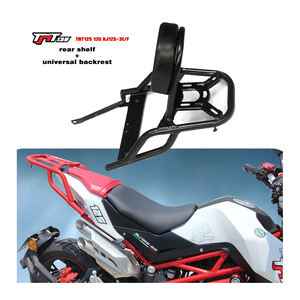 Estante trasero + <span class=keywords><strong>respaldo</strong></span> <span class=keywords><strong>Universal</strong></span> para Benelli TNT125 TNT135, estante para maletero modificado, soporte para maletero, accesorios para motocicleta - Product Image 1