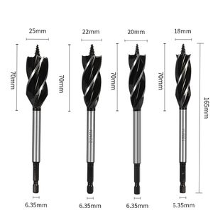 <span class=keywords><strong>Laserline</strong></span> Schlagbohrmaschine 10-35mm Sechskant-Schaft Schwarzoxid-Finish Metallbohrer Türschloss-Lochöffner 3 Jahre Garantie 165mm Zhejiang - Product Image 6